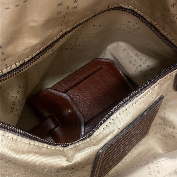 Moore and Giles Brown Leather Bag - Picture 4 of 9